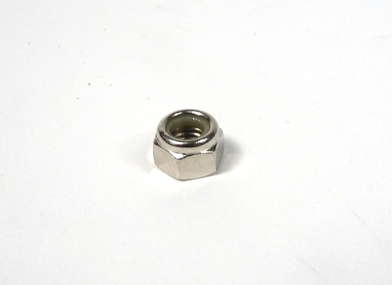 7mm nyloc, Nickel plated