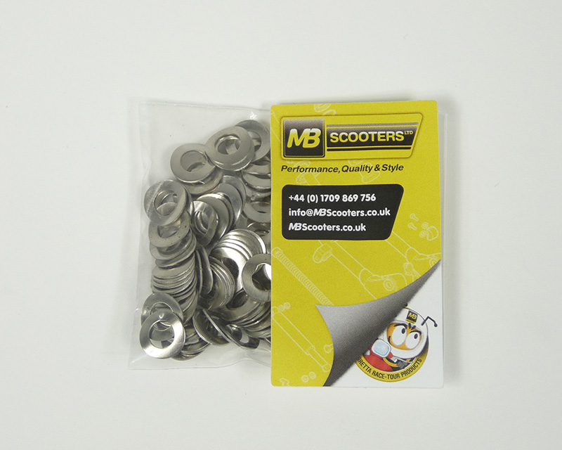 Washer wavy 5mm, stainless steel, Bag of 100