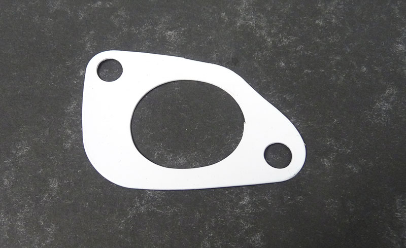 Lambretta Race-Tour inlet gasket, small block, big bore, high strength fuel resistant, White, MB