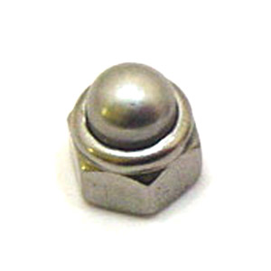 Nut 5mm dome, stainless steel