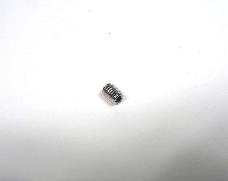 Screw 6x8mm grub screw for cable trunnions, stainless steel