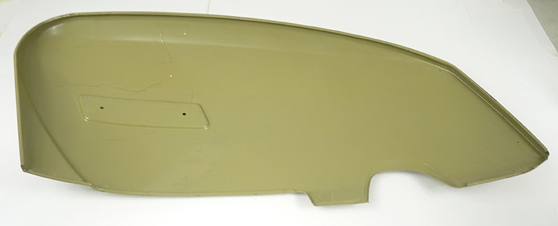 Lambretta Side panel Gp (Right hand) metal, SIL