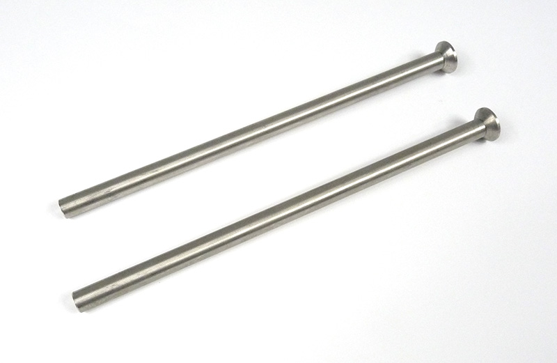 Lambretta Fork rods, Gp and late Sx, pair, stainless steel, MB