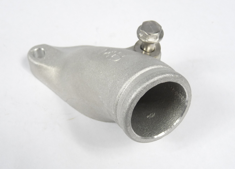 Lambretta Race-Tour Inlet manifold, large block, rubber mounted, Dellorto PHBH, PWK 24-30mm, for cutdowns and choppers, MB