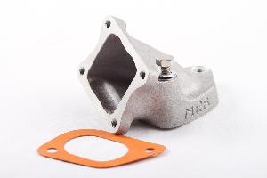 Lambretta Race-Tour Inlet manifold, large block, MB Shorty reed valve (block) manifold only, MB
