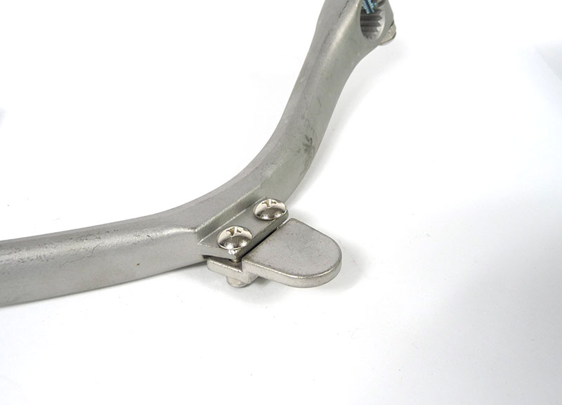Lambretta Race-Tour Kickstart pedal (lever) adjustable type, Grey rubber, Series 3, Race-Tour, MB