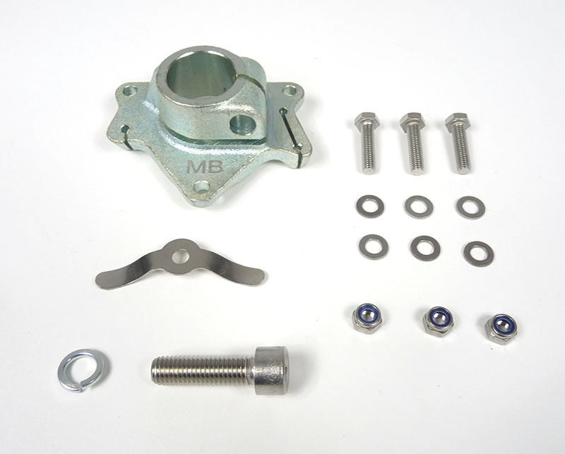 Lambretta Headset (handlebar) fork clamp kit, Series 3, MB 