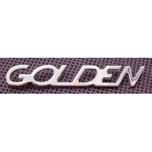 Lambretta Legshield badge Golden