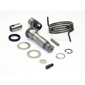Lambretta Kickstart shaft kit (set) Gp, includes shaft, springs, piston, peg, disc, seal shims and circlips
